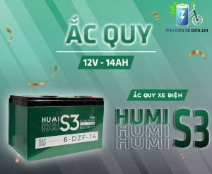 ẮC QUY XE ĐẠP ĐIỆN HUMI S3 12V-14AH