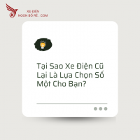 Tại Sao Xe Điện Cũ Lại Là Lựa Chọn Số Một Cho Bạn?