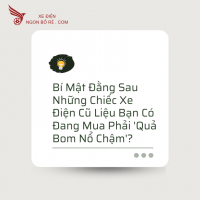 Bí Mật Đằng Sau Những Chiếc Xe Điện Cũ Liệu Bạn Có Đang Mua Phải 'Quả Bom Nổ Chậm'?