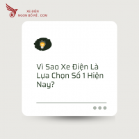 Vì Sao Xe Điện Là Lựa Chọn Số 1 Hiện Nay?