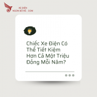 Chiếc Xe Điện Có Thể Tiết Kiệm Hơn Cả Một Triệu Đồng Mỗi Năm?