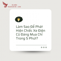 Làm Sao Để Phát Hiện Chiếc Xe Điện Cũ Đáng Mua Chỉ Trong 5 Phút?
