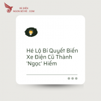 Hé Lộ Bí Quyết Biến Xe Điện Cũ Thành 'Ngọc' Hiếm
