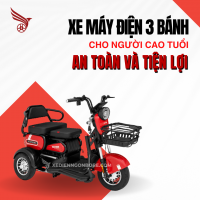 Xe Máy Điện 3 Bánh Cho Người Cao Tuổi: An Toàn Và Tiện Lợi